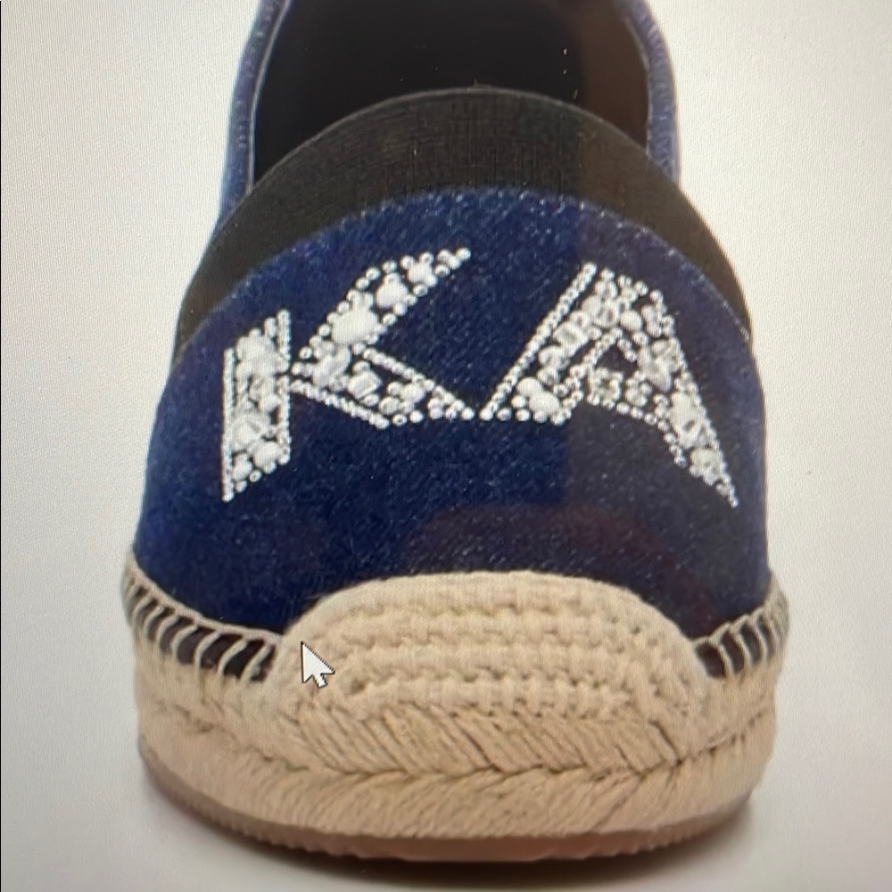 Blue Espadrille Slip-On Shoes